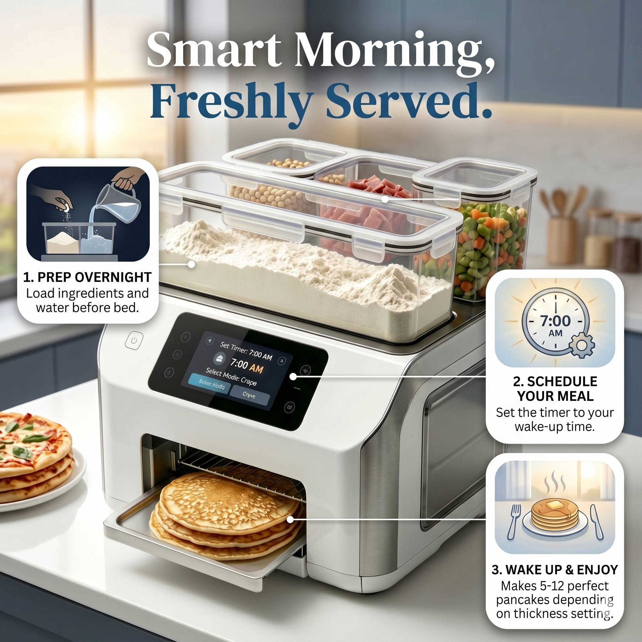 umymall™ Automatic Smart Pancake Griddle Machine