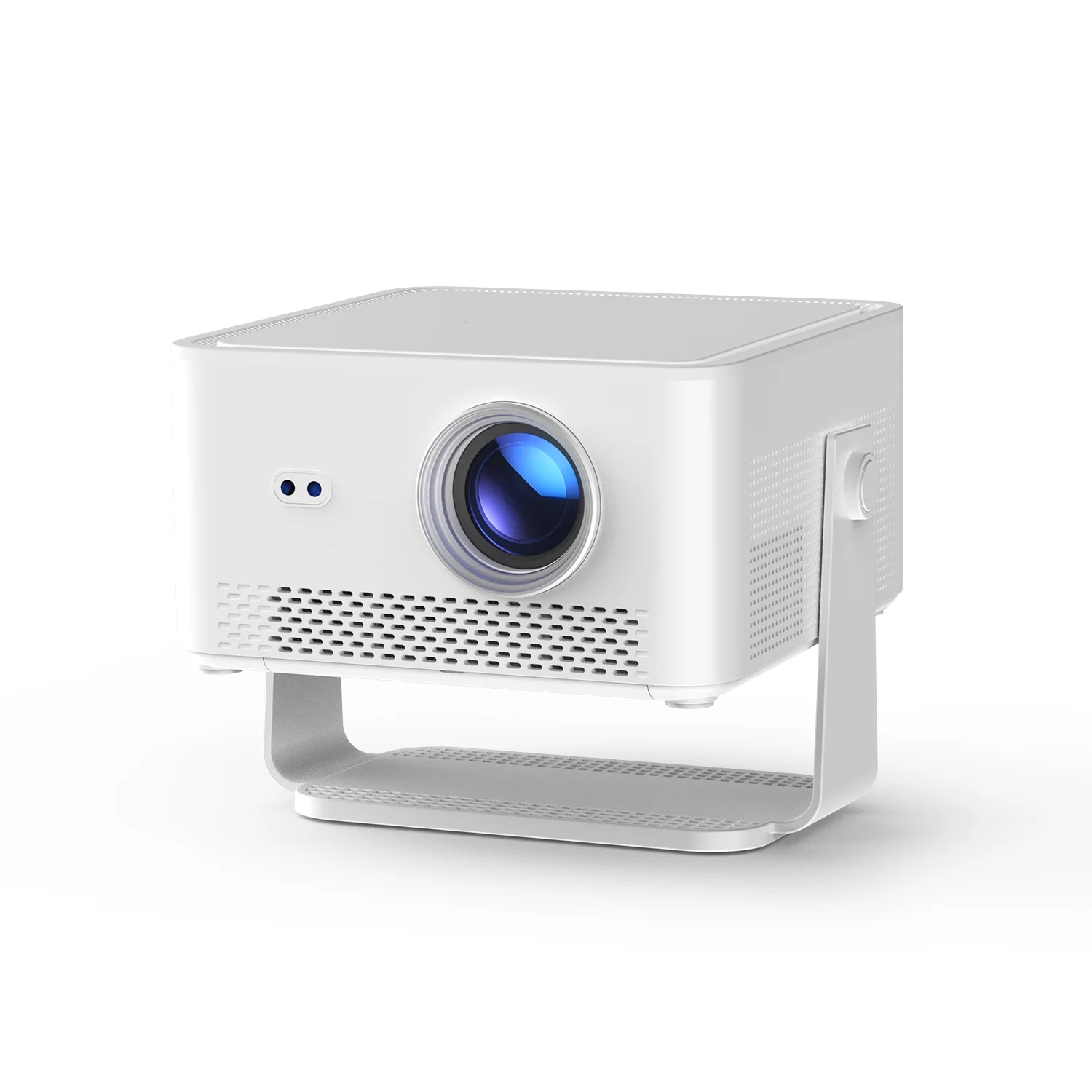 450Max Projector 1100ANSI Auto Focus 12W Speaker HDR10+ Android 14.0 Dual WiFi6 BT5.4 Fully Automatic Keystone 1.0:1 Throw Ratio Screen Recognize & Automatic Obstacle Avoidance Home Cinema, Movie, Audio