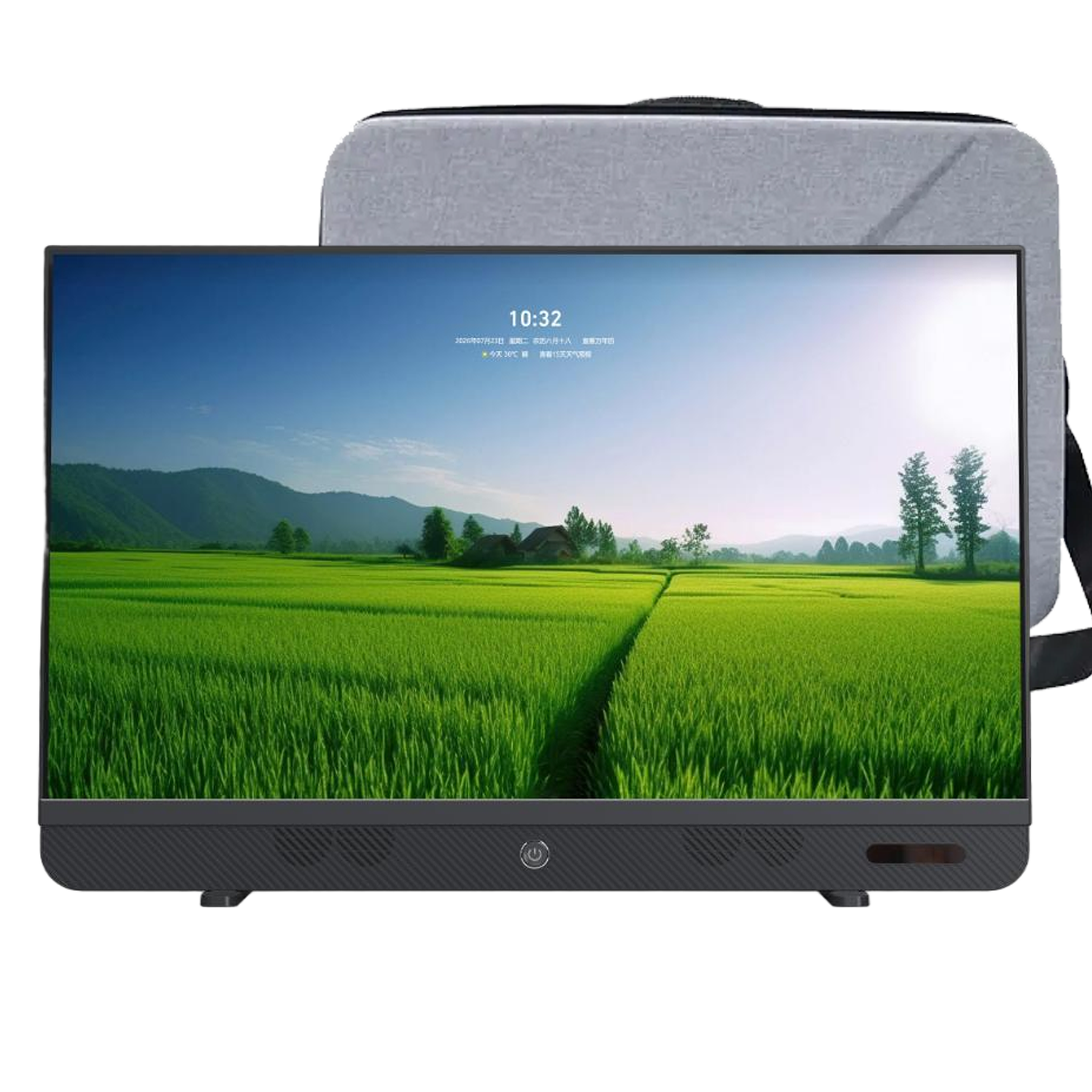 🎉( CLEARANCE SALE ) 🎉Outdoor Portable 4K TV | Long Battery, Bluetooth, Wi-Fi & Karaoke