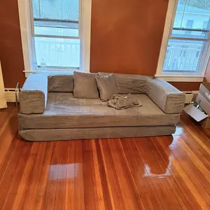 Customer review photo of sofa bed mode