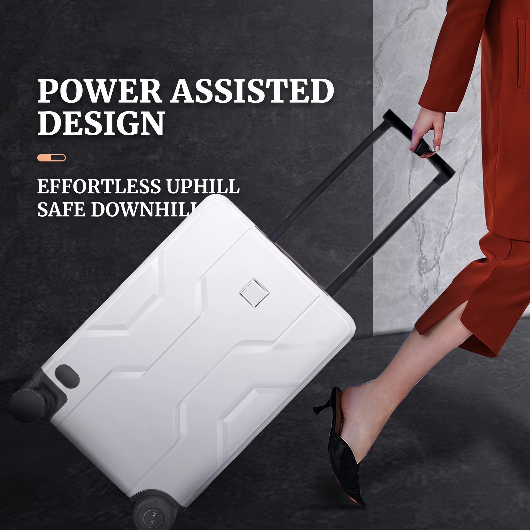 Auto-Follow Smart Suitcase – 33L with Remote & App