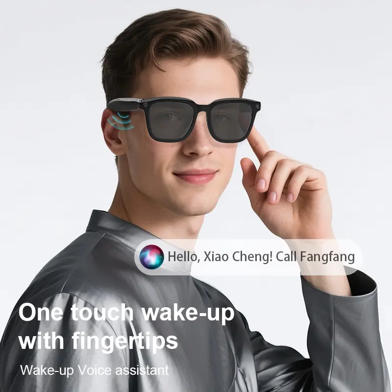 Smart Bluetooth Glasses with 1080p Camera & Audio