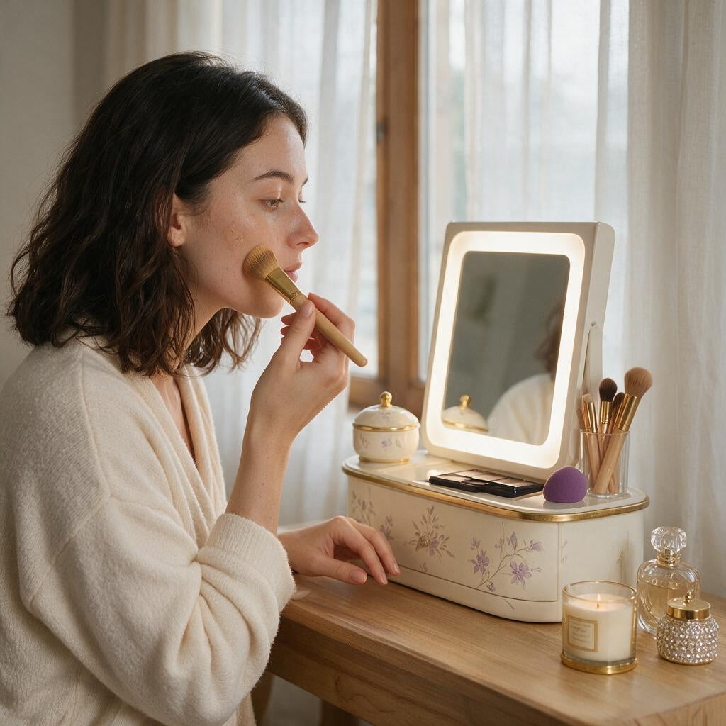 LED mirror natural daylight