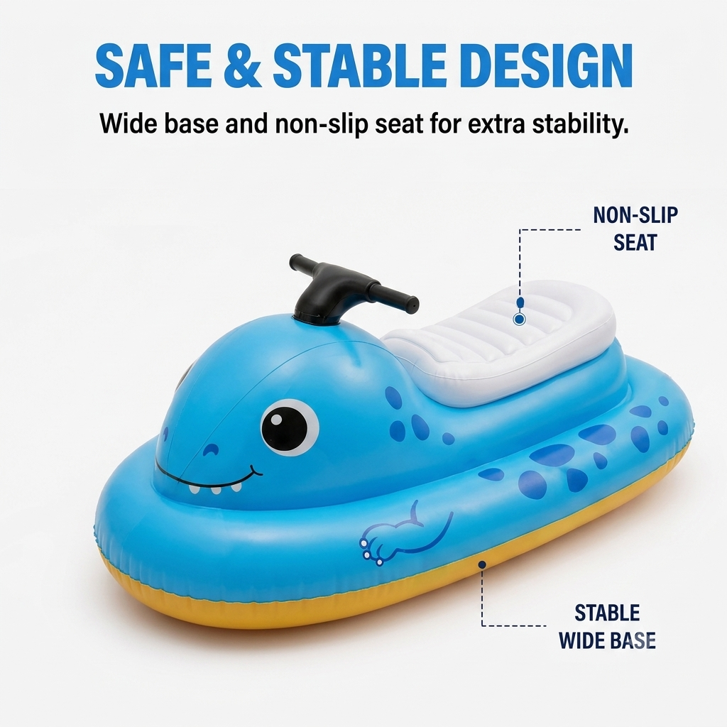 Dinosaur Motorized Ride-On Float for Kids