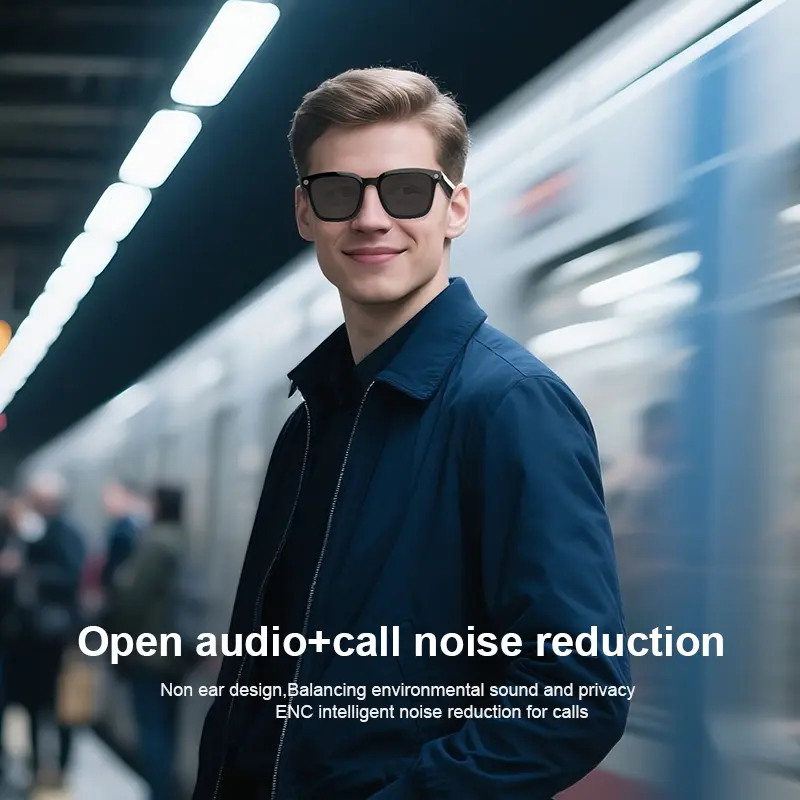 Smart Bluetooth Glasses with 1080p Camera & Audio