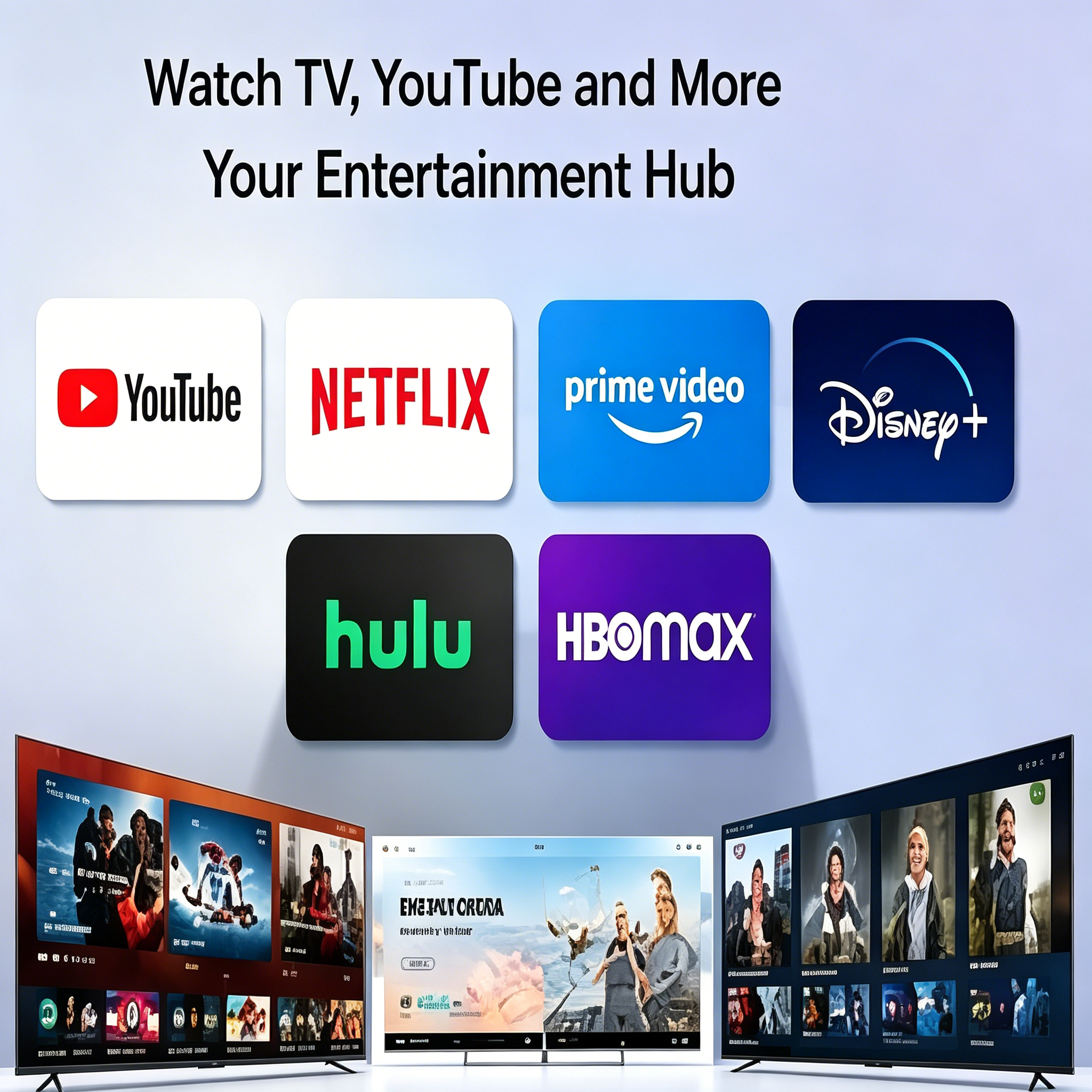 【Factory direct discount】Small Smart TV Full HD 4K| Kitchen Smart TV, Flat Screen Television with Loud Dual Stereo Speakers, 178° Viewing & Wi/Fi