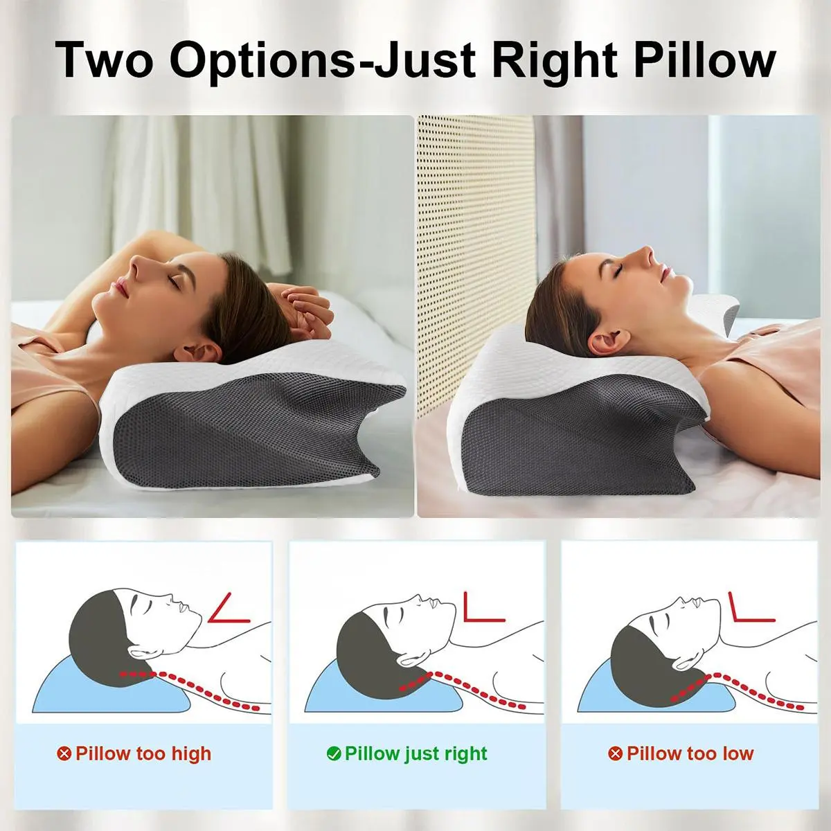 Free Gift 🎁 Exclusive Gift: Memory Foam Neck Pillow (Off-White)