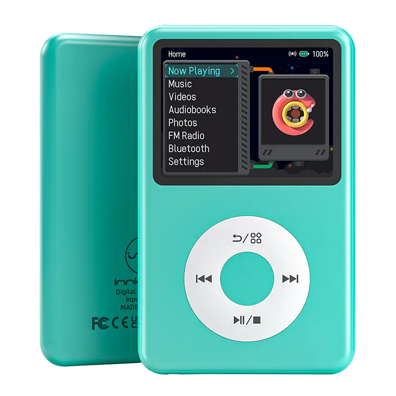 Innioasis Y1 Classic Mp3 Player with Bluetooth, 2.4" Portable Mini HiFi Sound，Video Version Upgrade，Nice Gift for 2025 Walkman Digital Music Player Storytelling Player for Kids