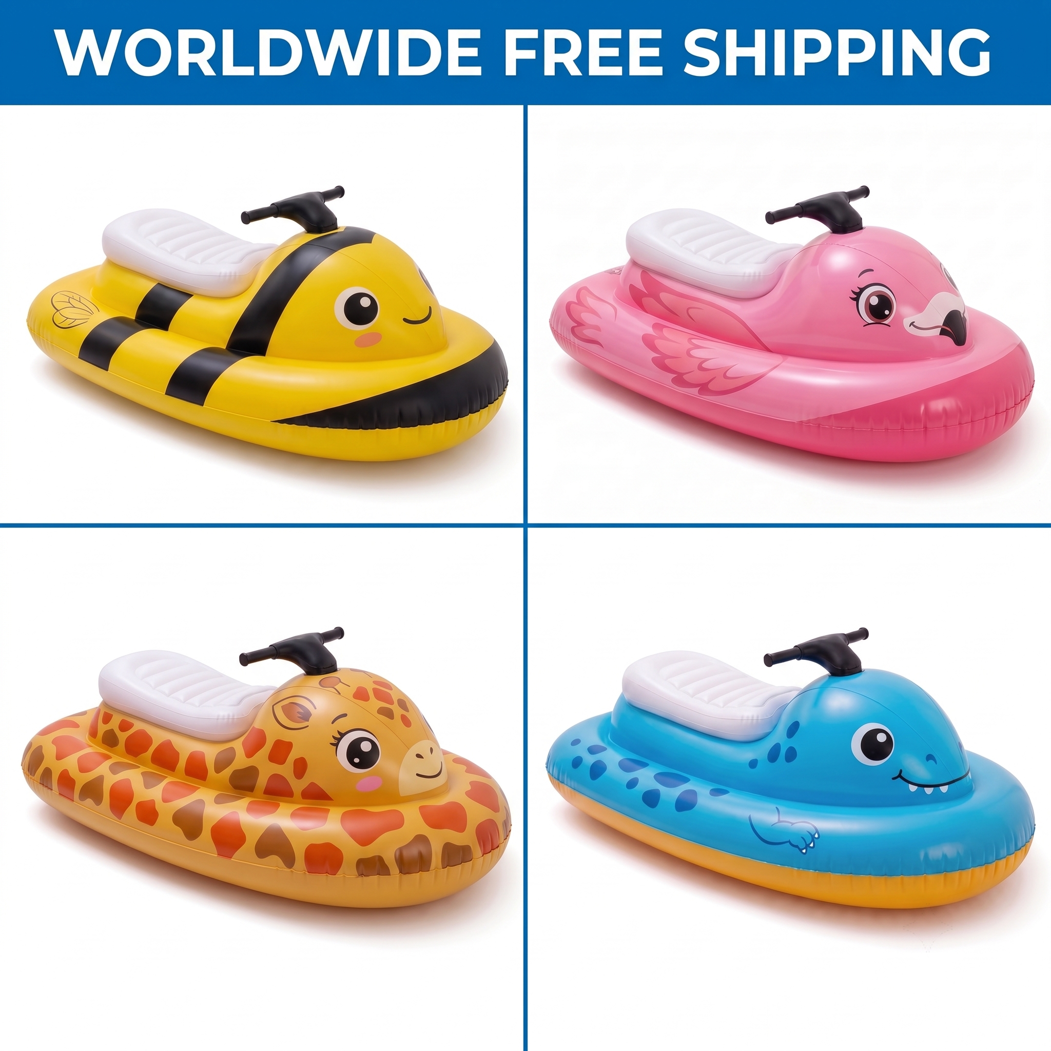 Dinosaur Motorized Ride-On Float for Kids