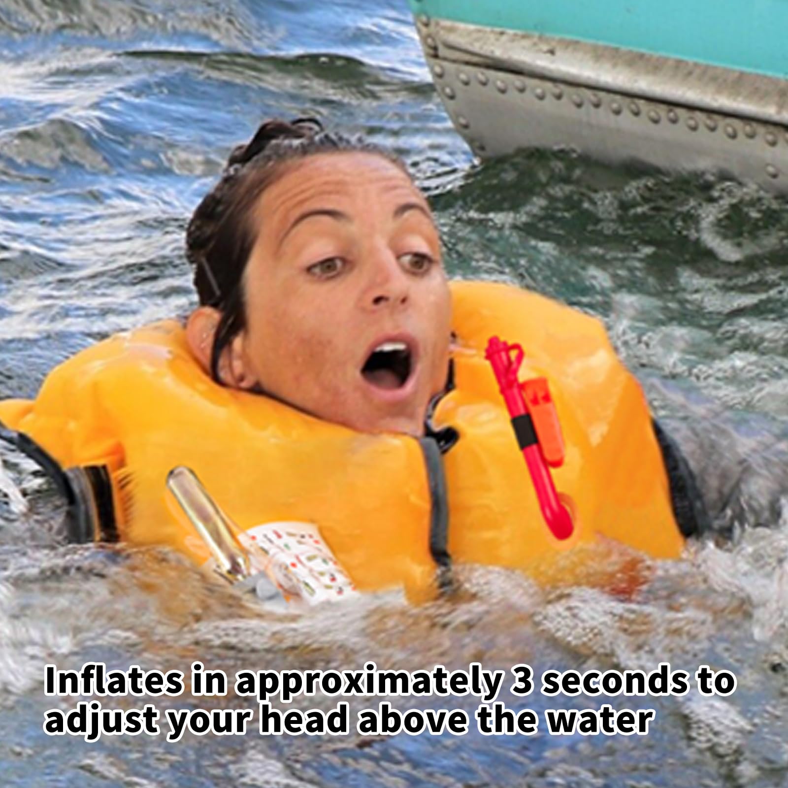 utomatic Inflatable Life Jacket|Life Vest for Adults|PFD Low Profile|Supports up to 530 lbs