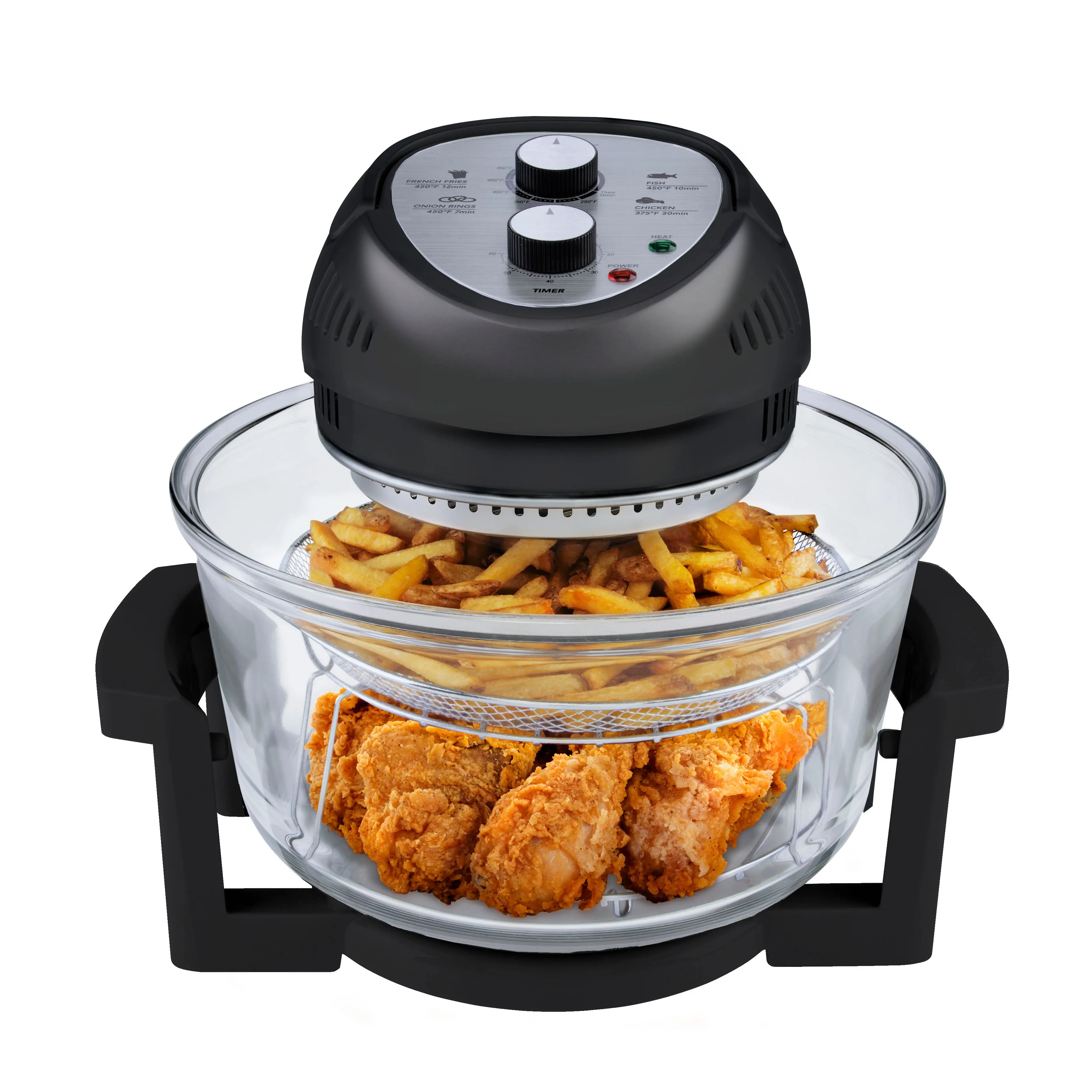Granitestone 16 Quart Extra Large Air Fryer - Oil-Less Crispy Cooking for Healthier Meals