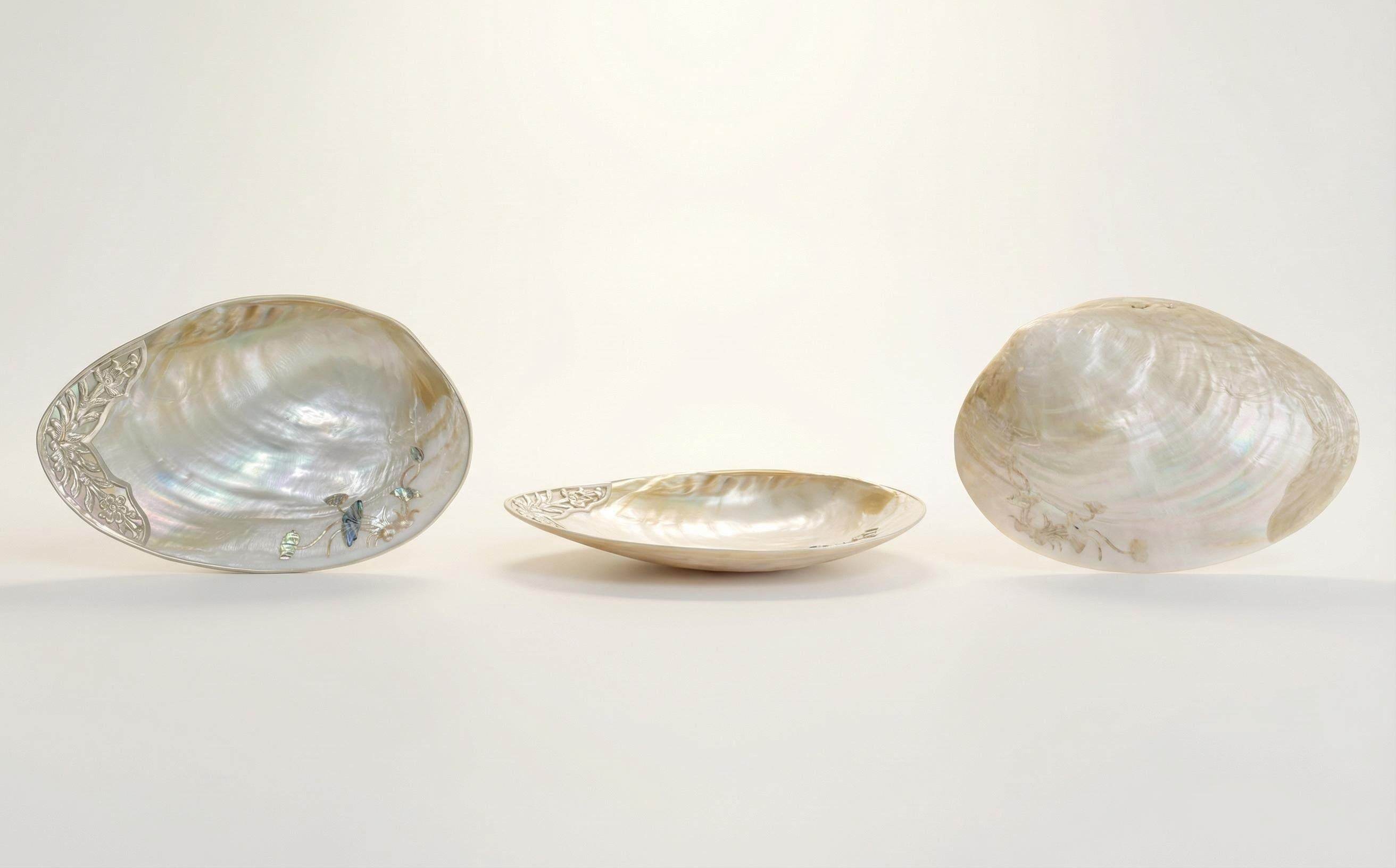 Mother of pearl jewelry tray for vanity decor