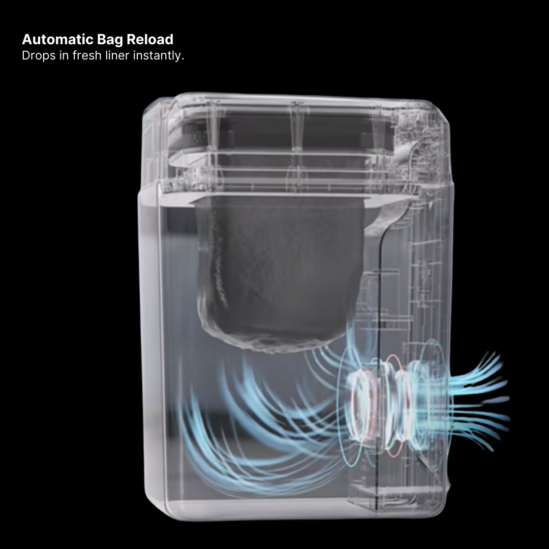 Royal Bin™ 17L - Touchscreen, Self-Sealing Smart Trash Can