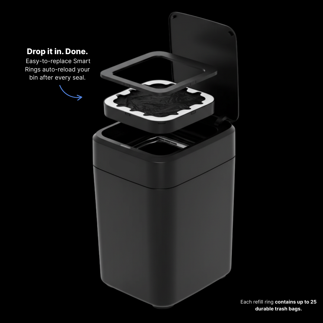 Royal Bin™ 17L - Touchscreen, Self-Sealing Smart Trash Can