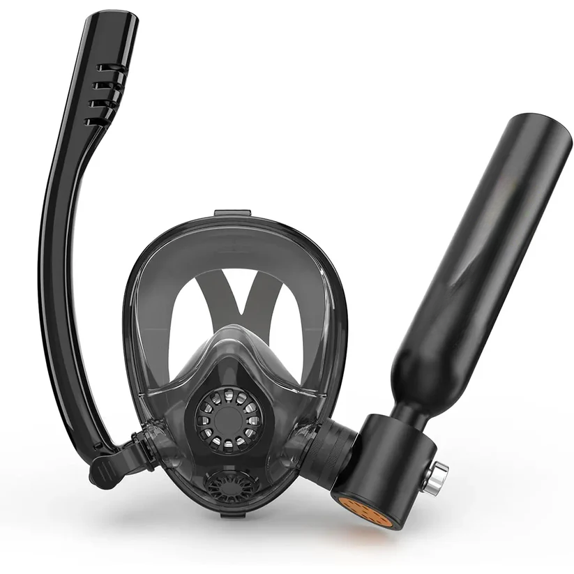 Diving Mask With Scuba Tank