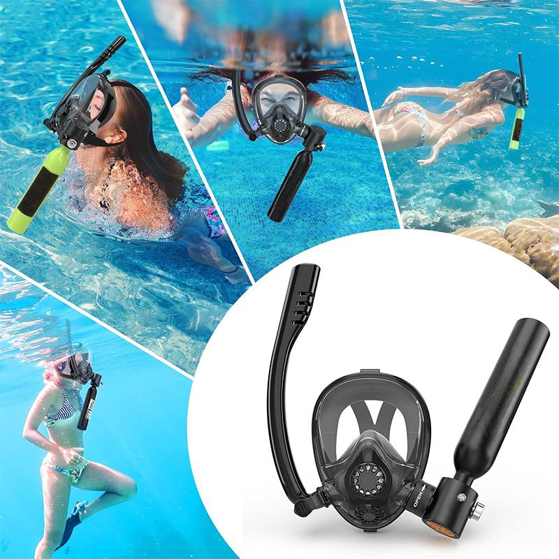 Diving Mask With Scuba Tank