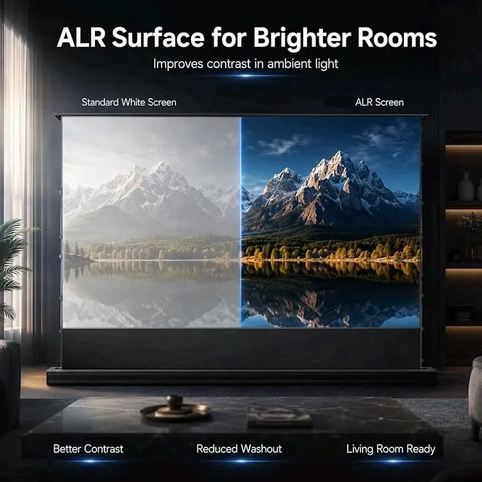 Electric Video Projector Screen