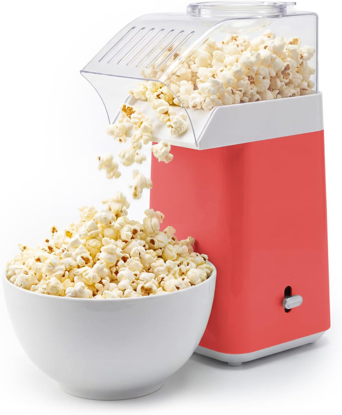Hot Air Popcorn Maker  14-Cup Oil-Free Electric Popcorn Popper, 1200W with Measuring Cup