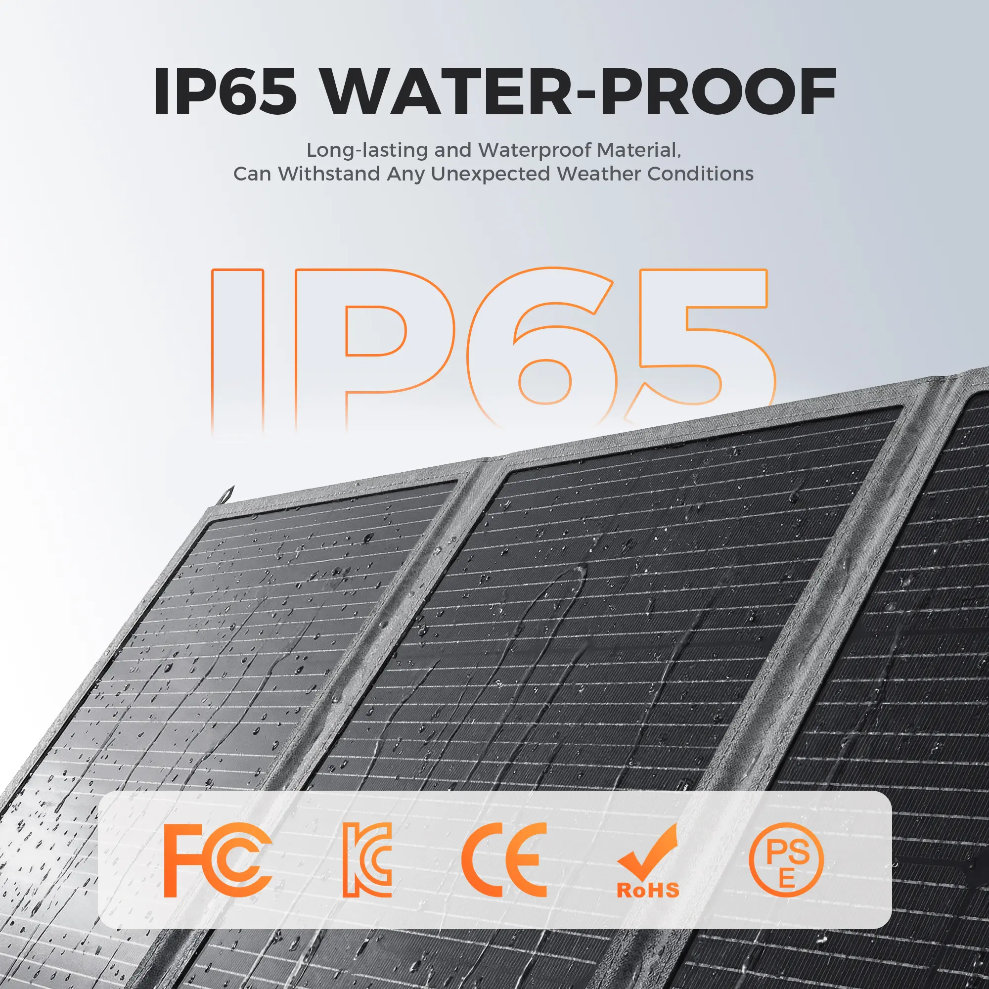 400W Foldable Solar Panel 41V 10A - Portable Off-Grid Charger for Camping RV & Home Backup, 23.5% ETFE High-Efficiency, Waterproof Dust-Resistant, Adjustable 8F Bracket, XT60/Anderson Ready