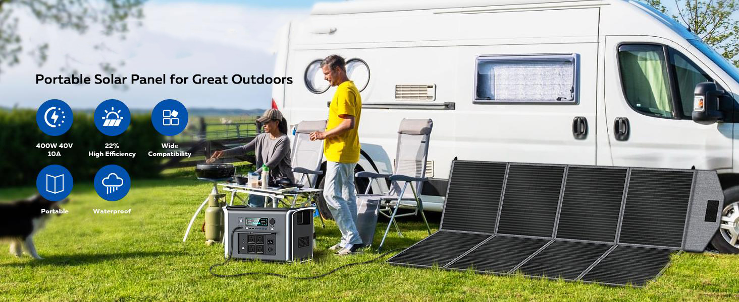 SP400 400W Foldable Solar Panel