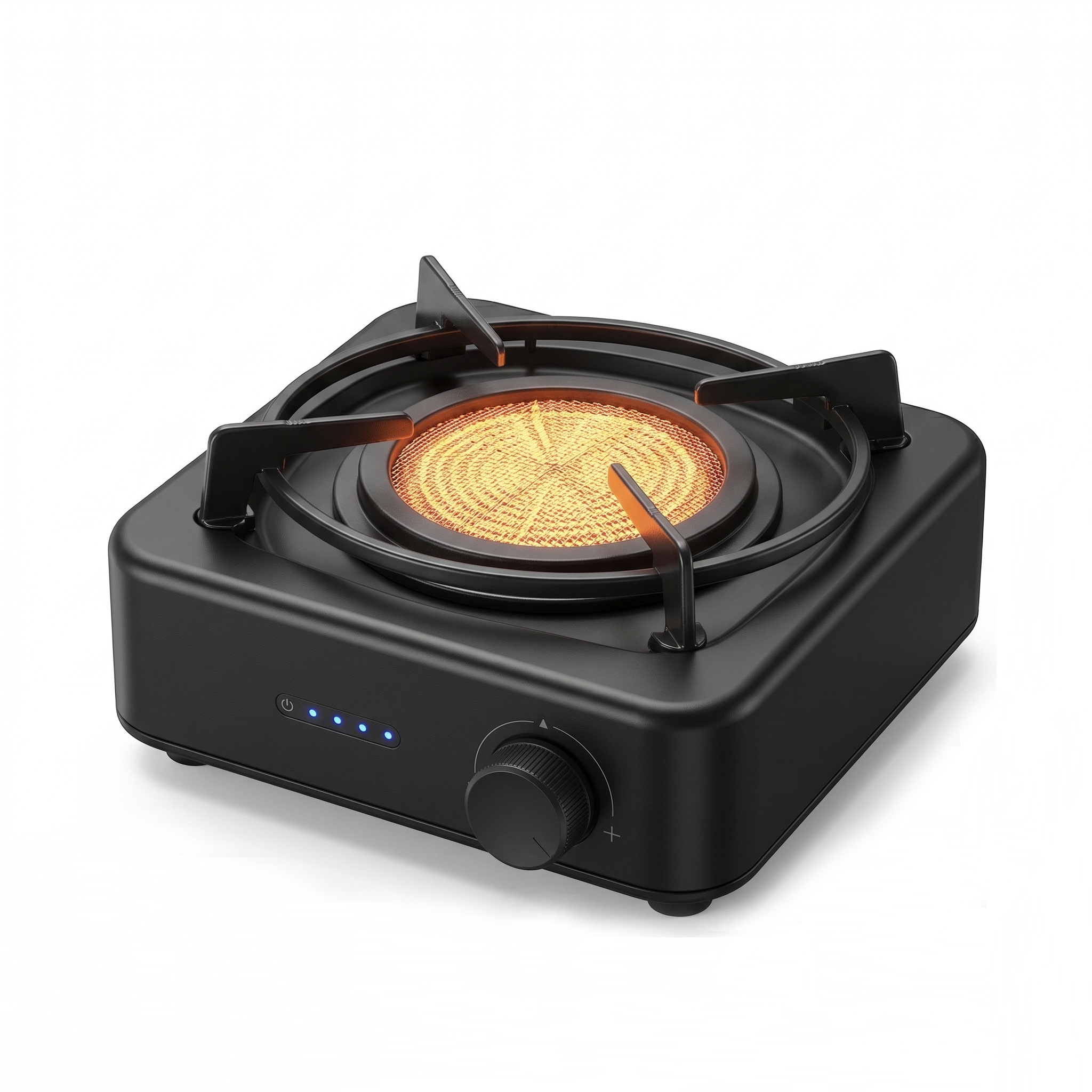 Portable USB Rechargeable Electric Stove – Smokeless Cordless Cooker with Solar Charging Support