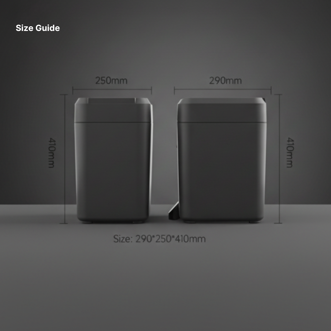 Royal Bin™ 17L - Touchscreen, Self-Sealing Smart Trash Can