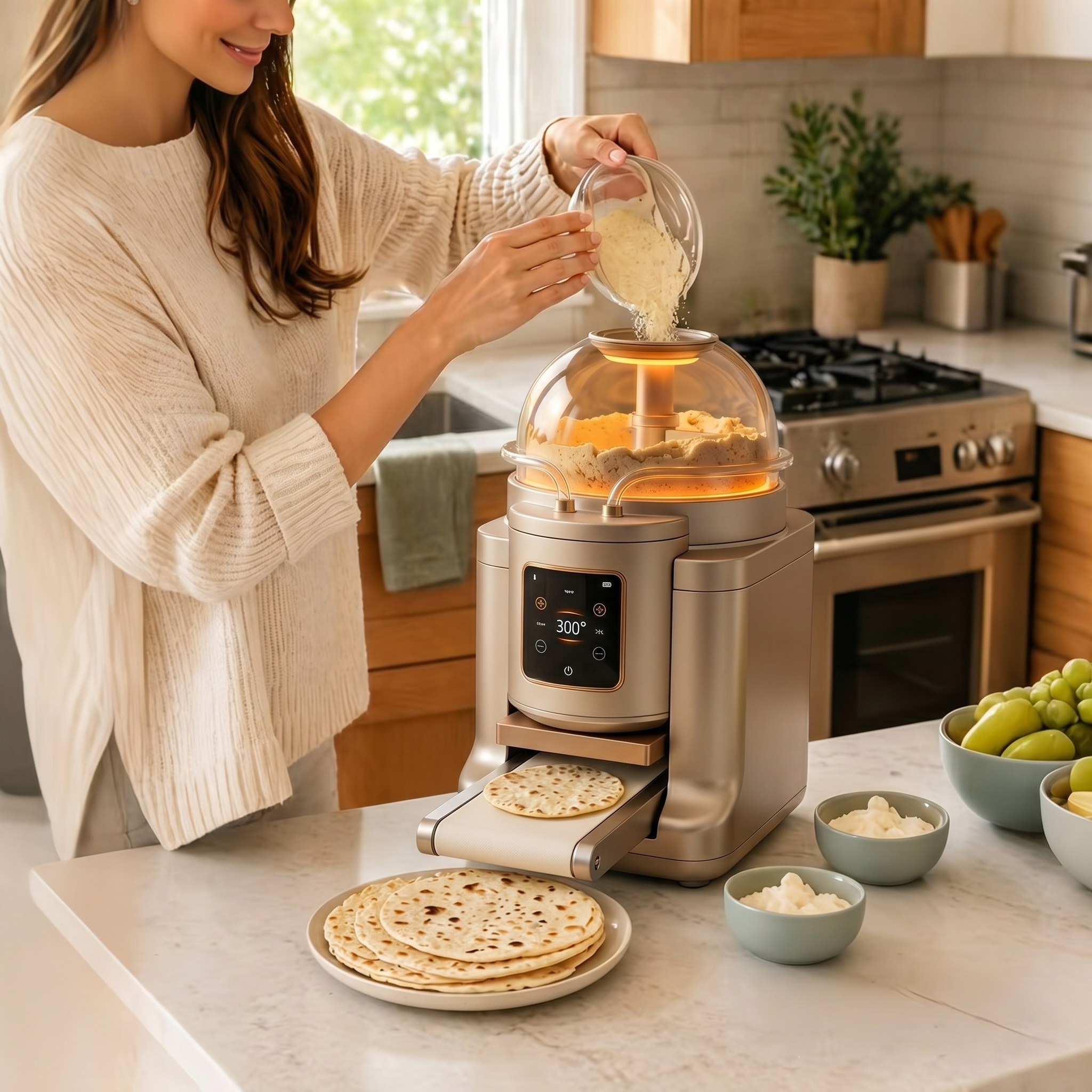 [Copy]JJJSHOP™  Automatic Smart Pancake Griddle Machine