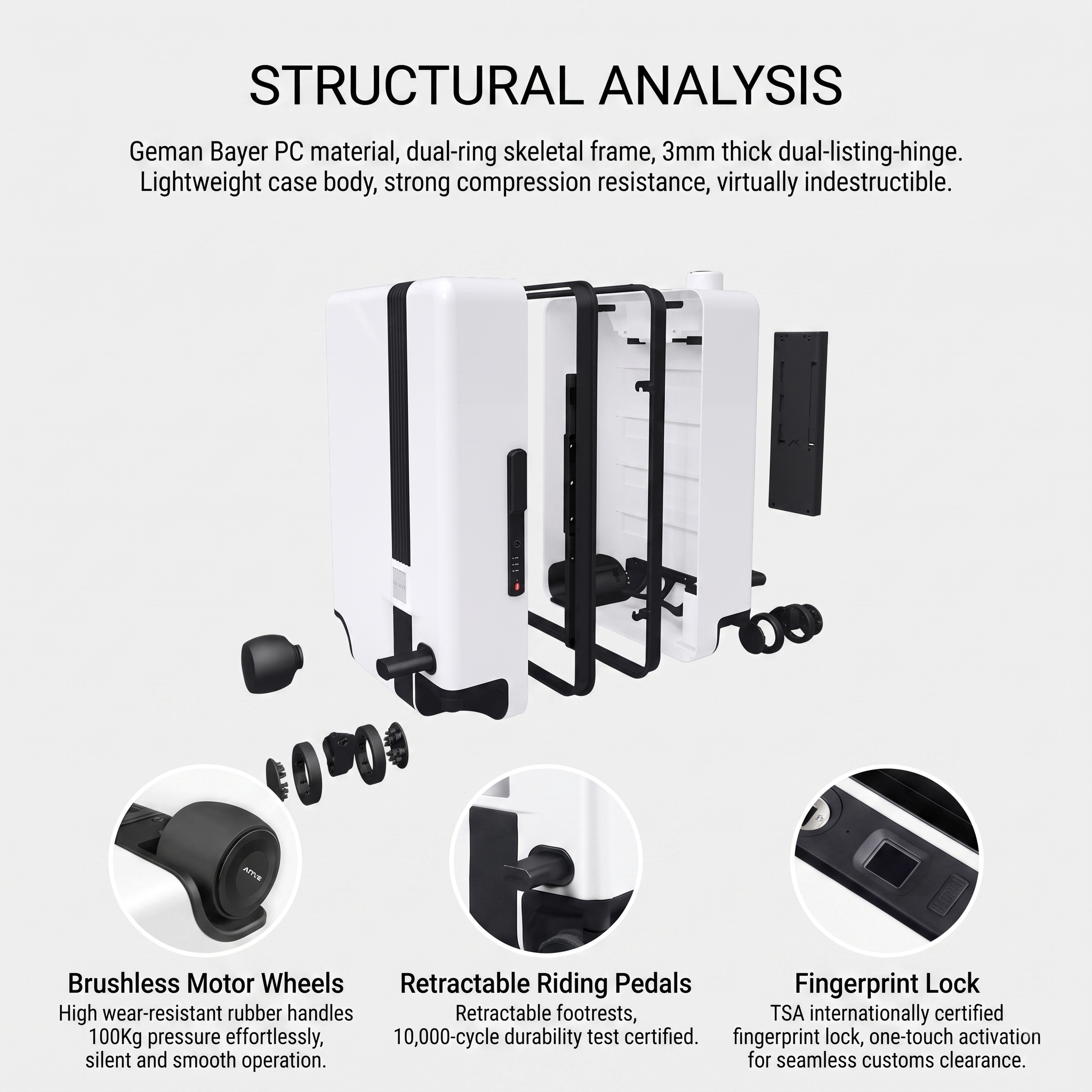 Auto-Follow Smart Suitcase – 33L with Remote & App