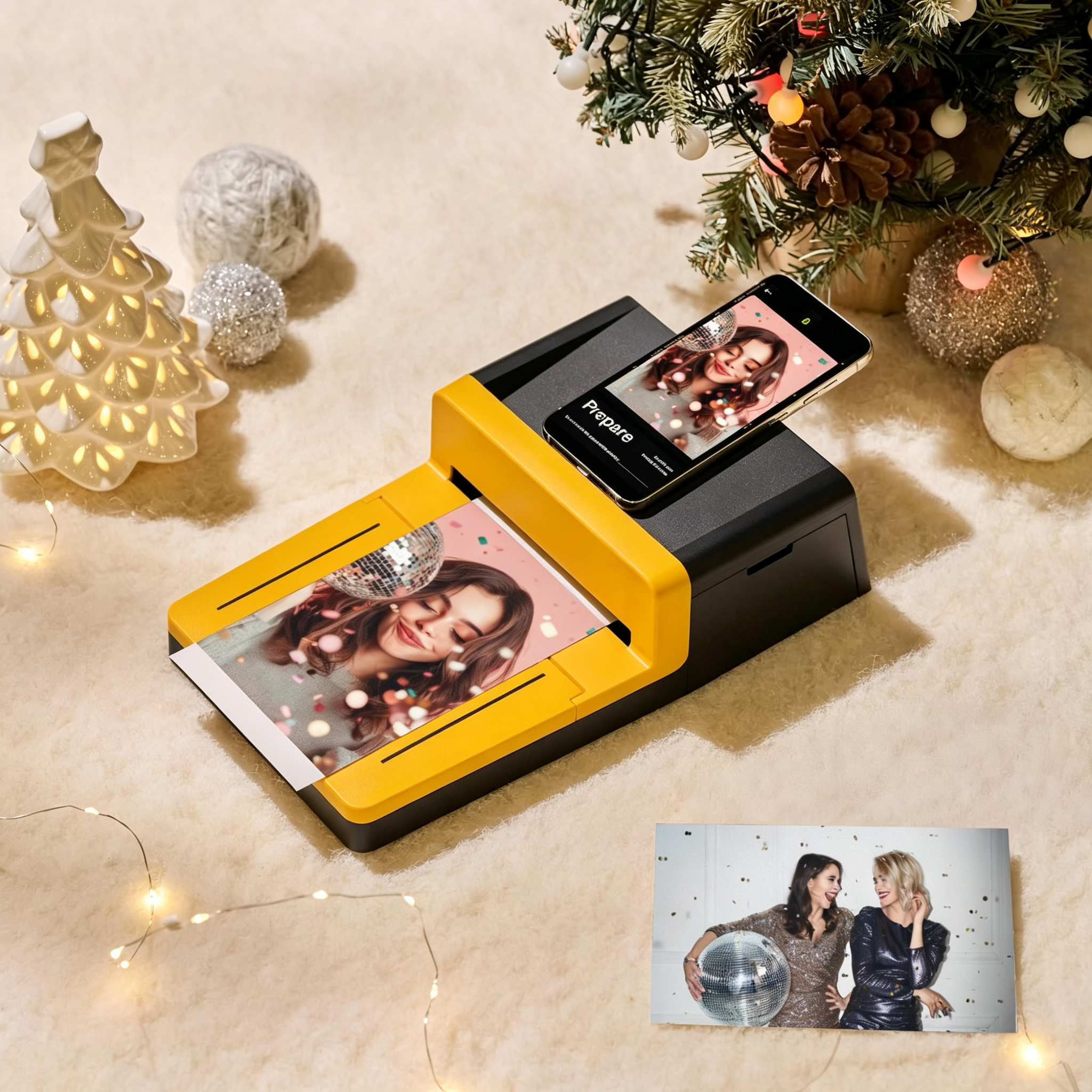 Instant Photo Printer Accessory Bundle (4x6 inches), Initial 10 Sheets + 40 Sheet Pack