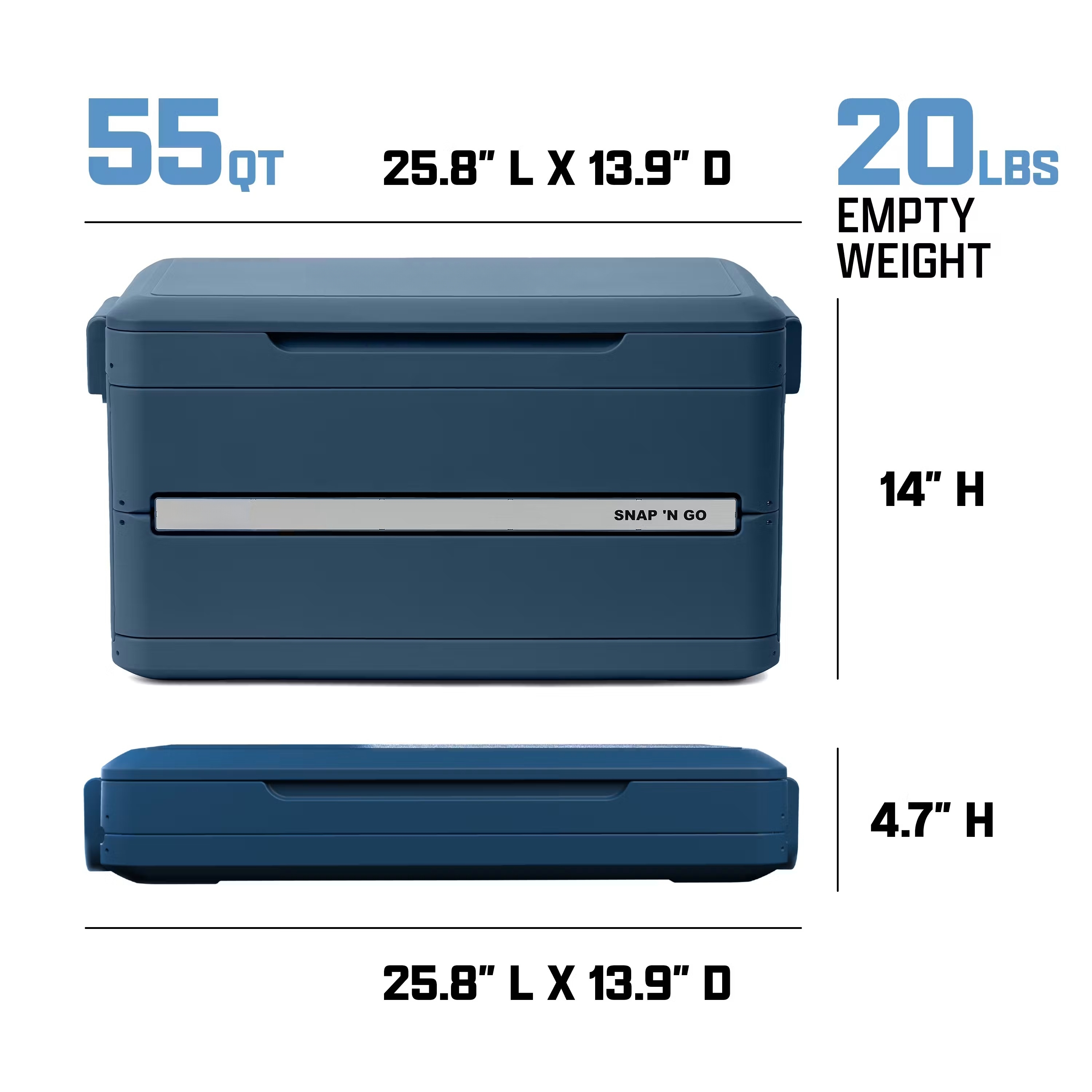 Snap 'N Go Collapsible Hard Cooler