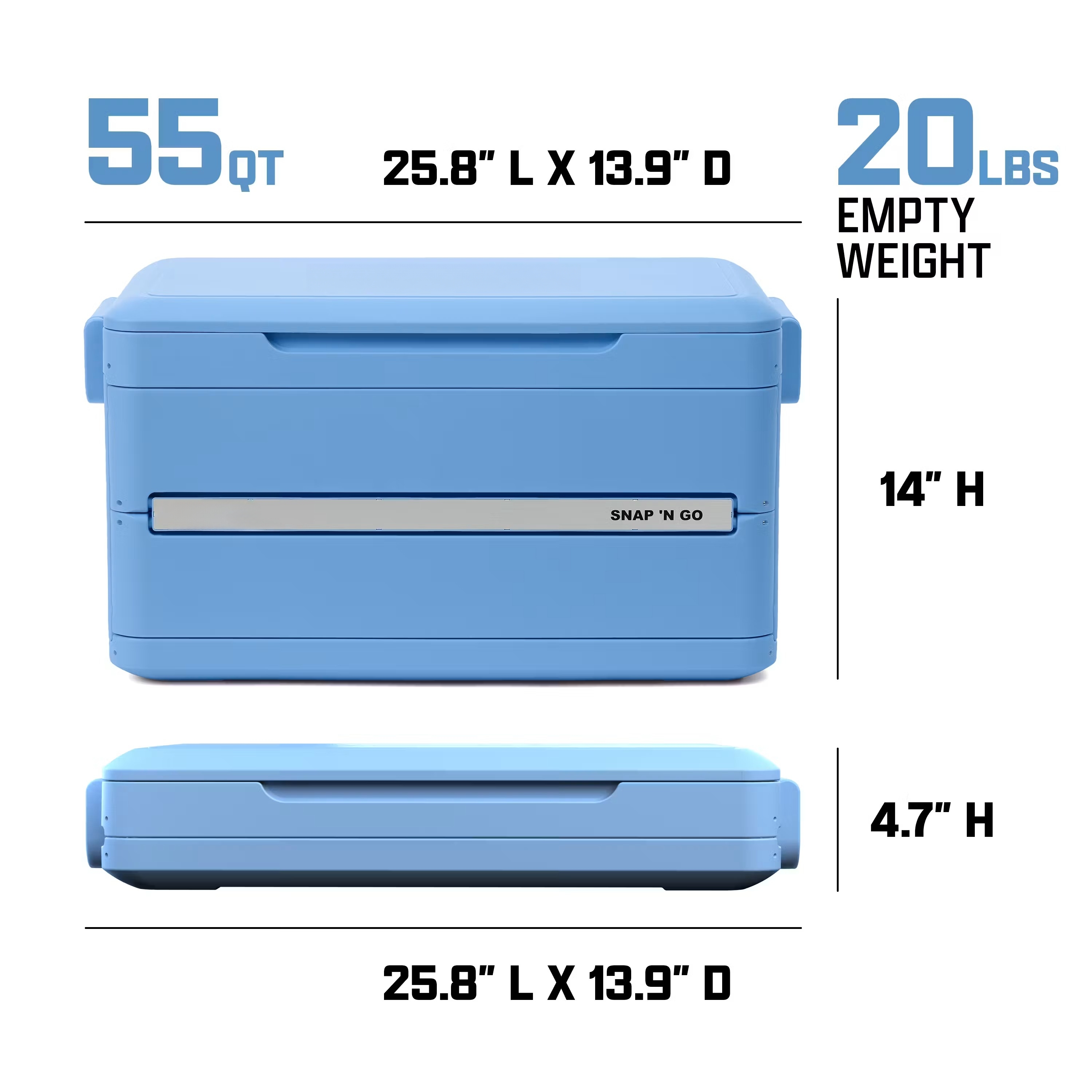 Snap 'N Go Collapsible Hard Cooler