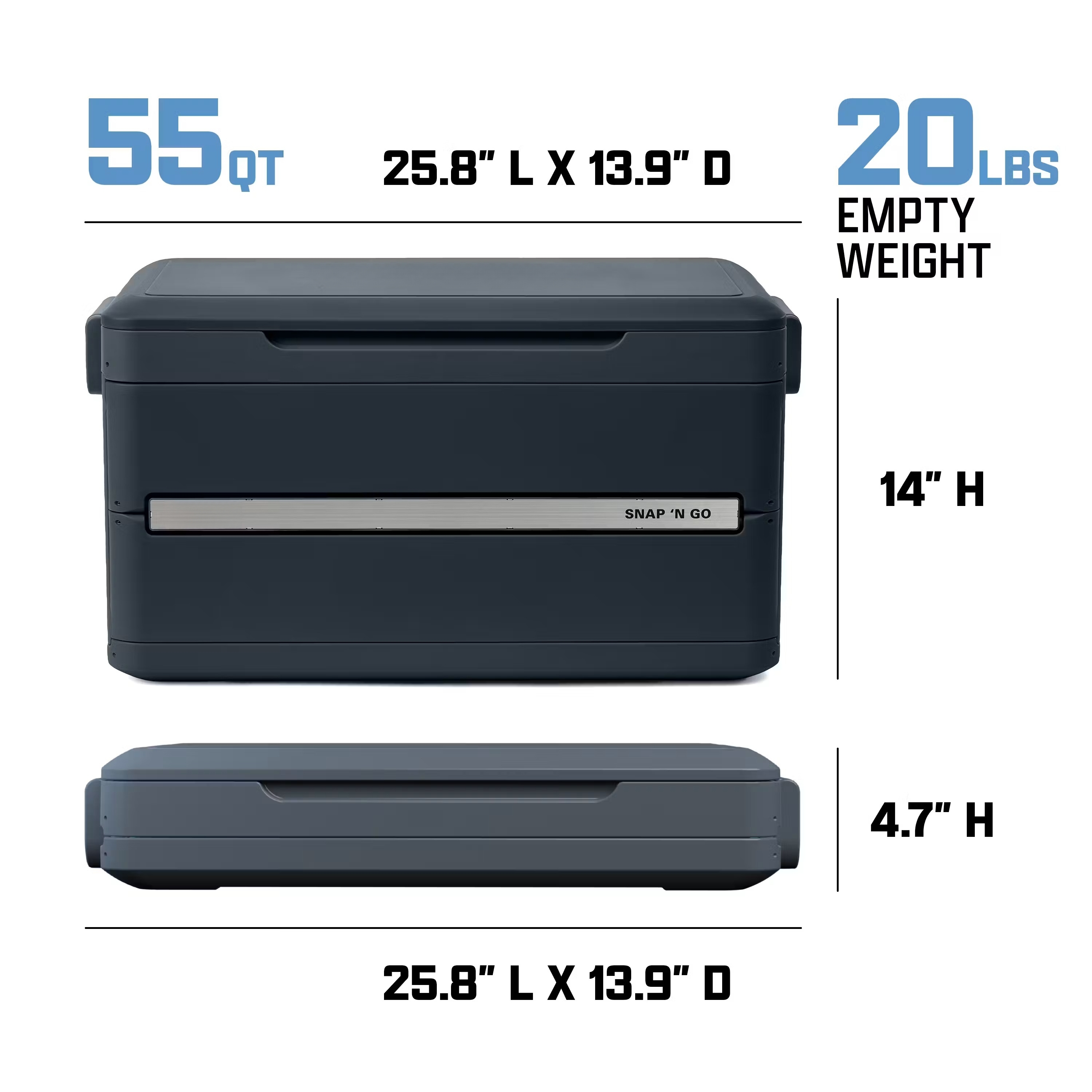 Snap 'N Go Collapsible Hard Cooler