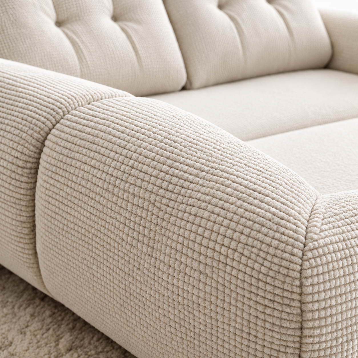 🔥Today's Special🔥3-in-1 Convertible Sleeper Sofa Bed, Corduroy Folding Couch with Pillows, No Assembly Boneless Sofa