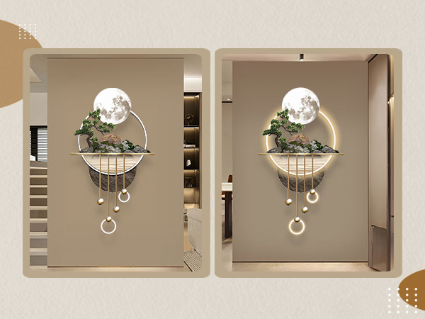 3D illuminated decorative wall art