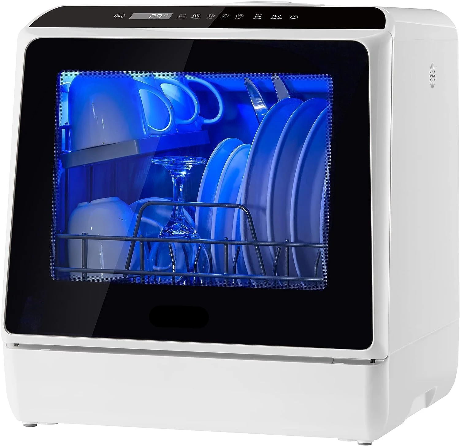 5-in-1 Portable Dishwasher: Wash, Dry, Store & Baby Care Mode