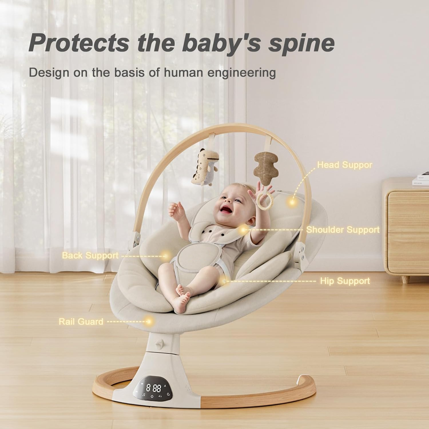 Automatic Baby Swing – Soothing & Comfortable