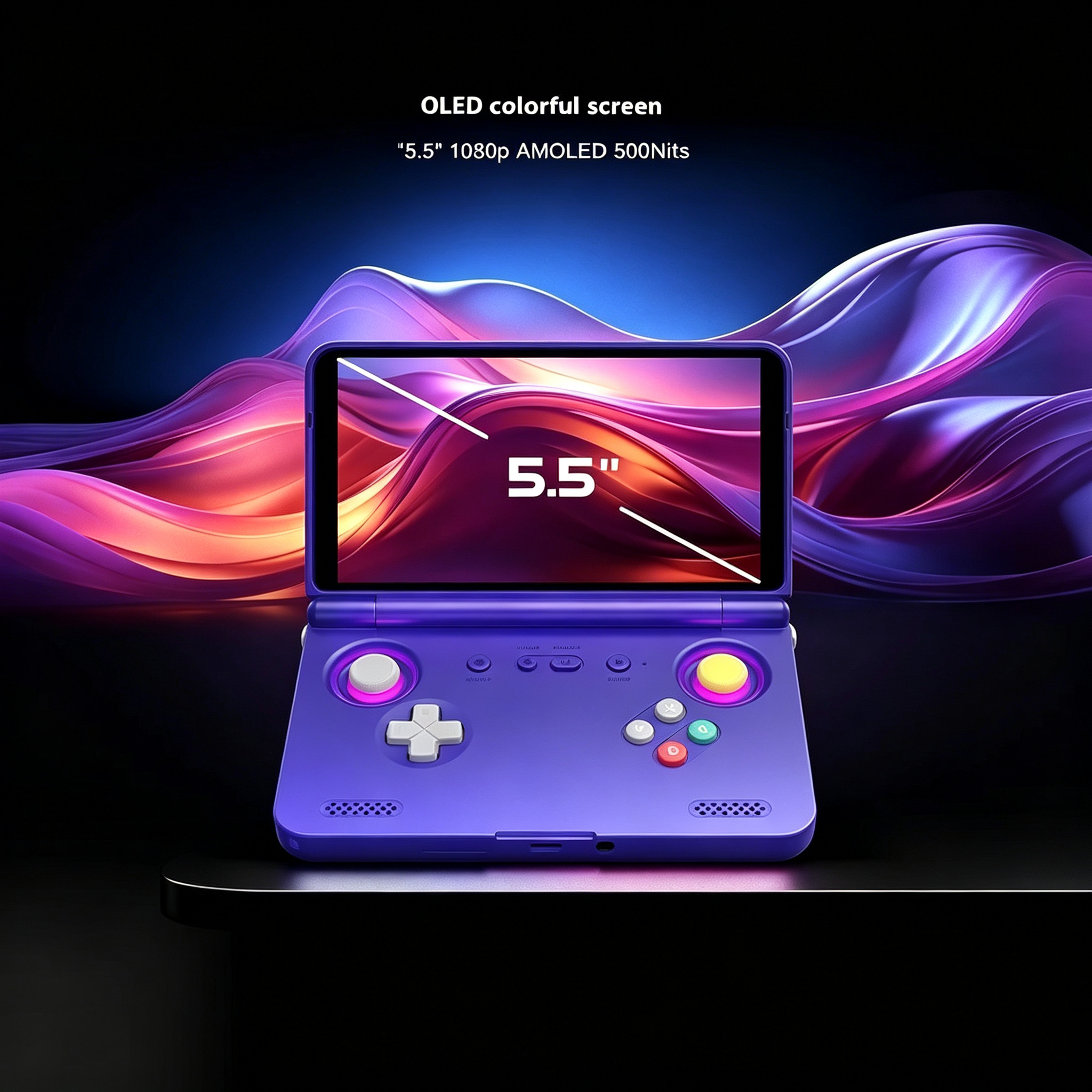 Retroid Pocket Flip2 Handheld Game Console 5.5''IPS Screen Game Consoles Android 13 8GB+128gb