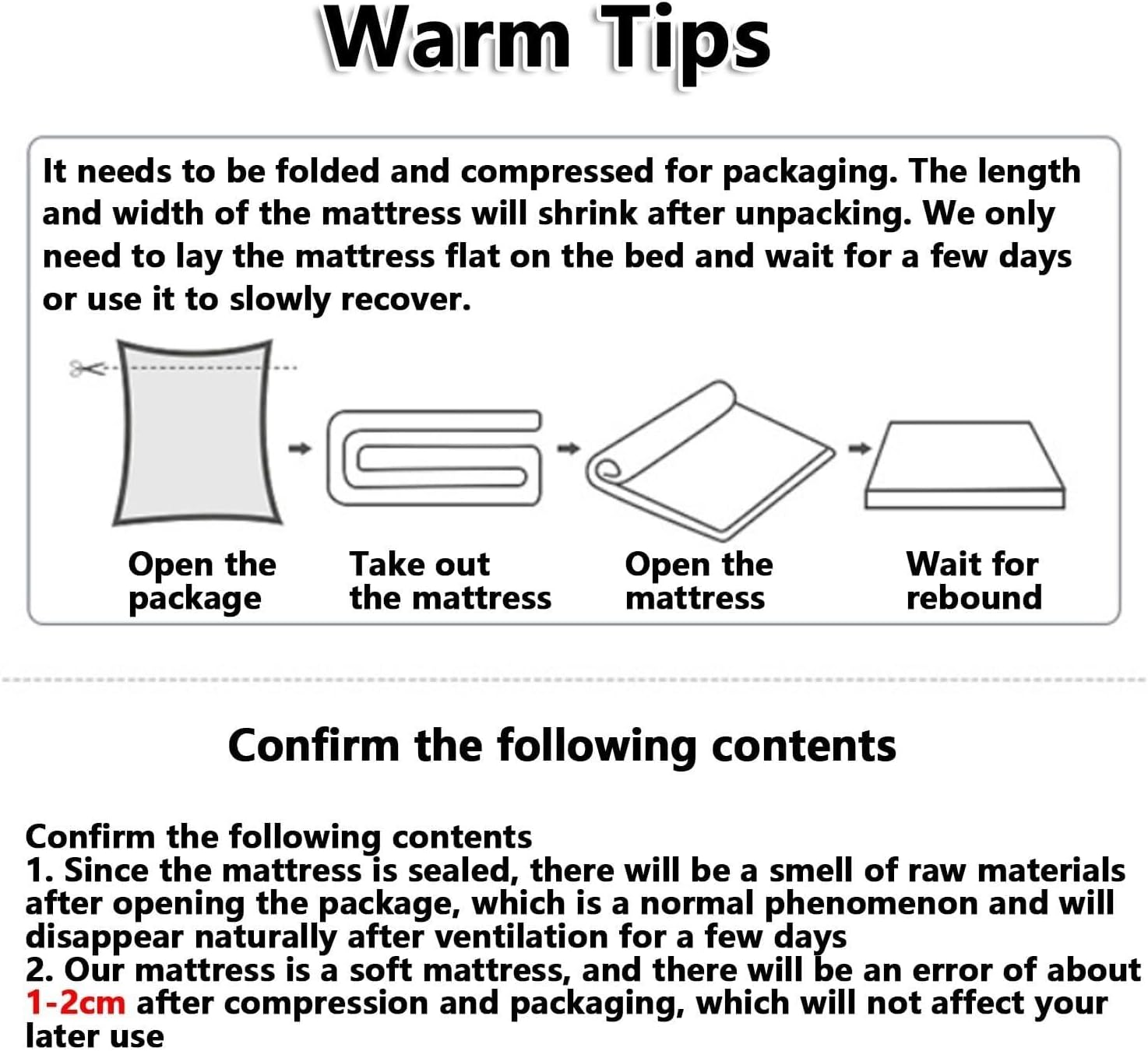 Ultra-Soft Rabbit Fur Fiber Thick Roll-Up Mattress | Full Size Futon Mattress, Foldable & Breathable.