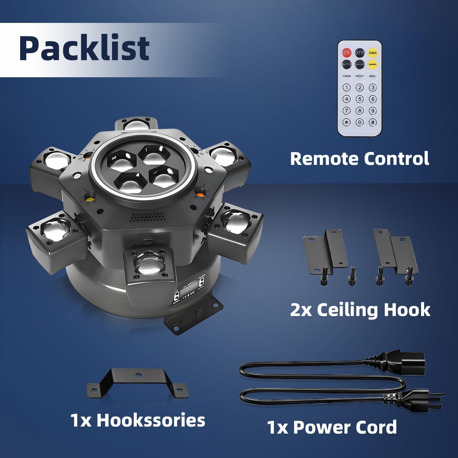 🔥Buy 1 Get 1 Free🔦✨540° Rotating DJ Spotlight