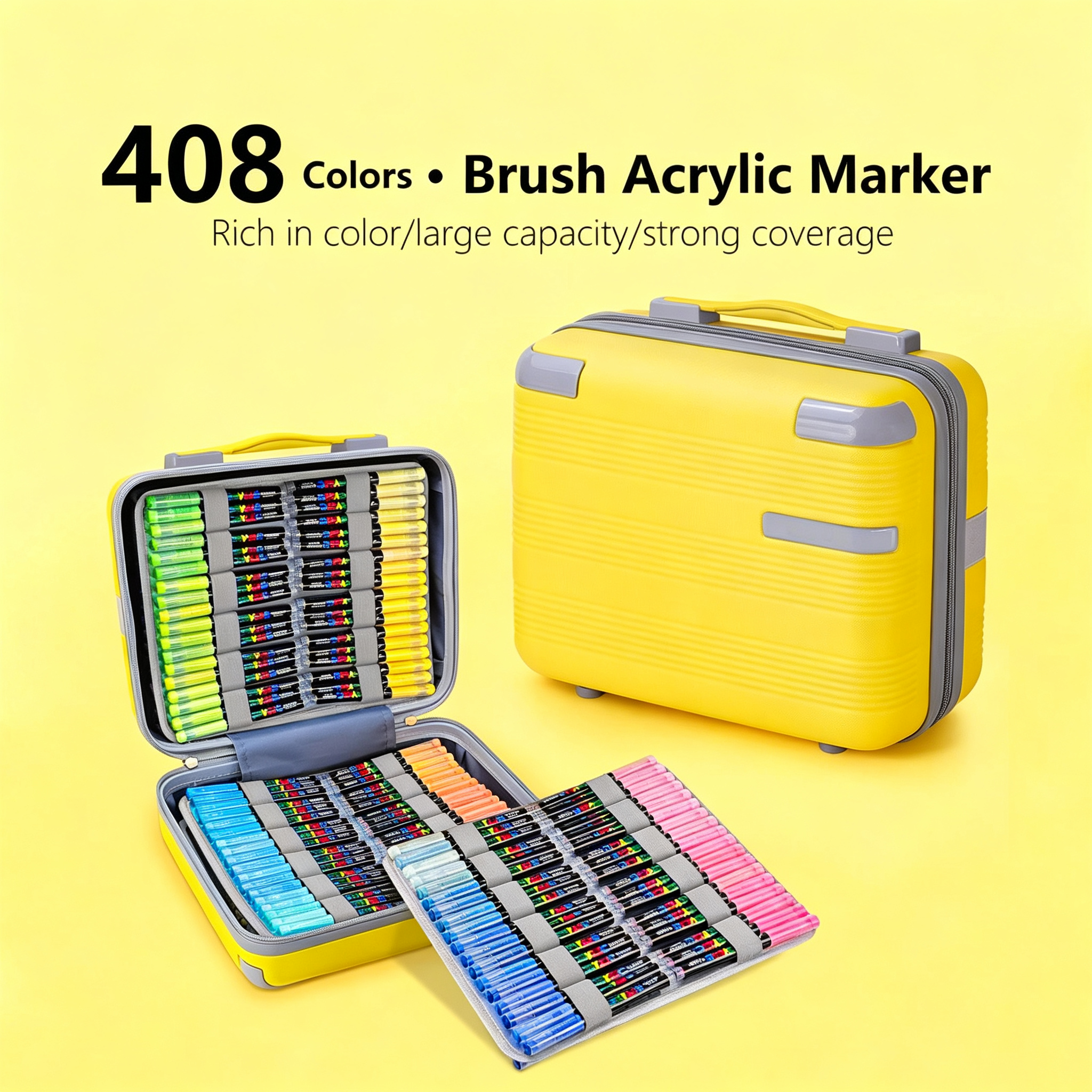 Guangna Brush Markers set 408 NEW