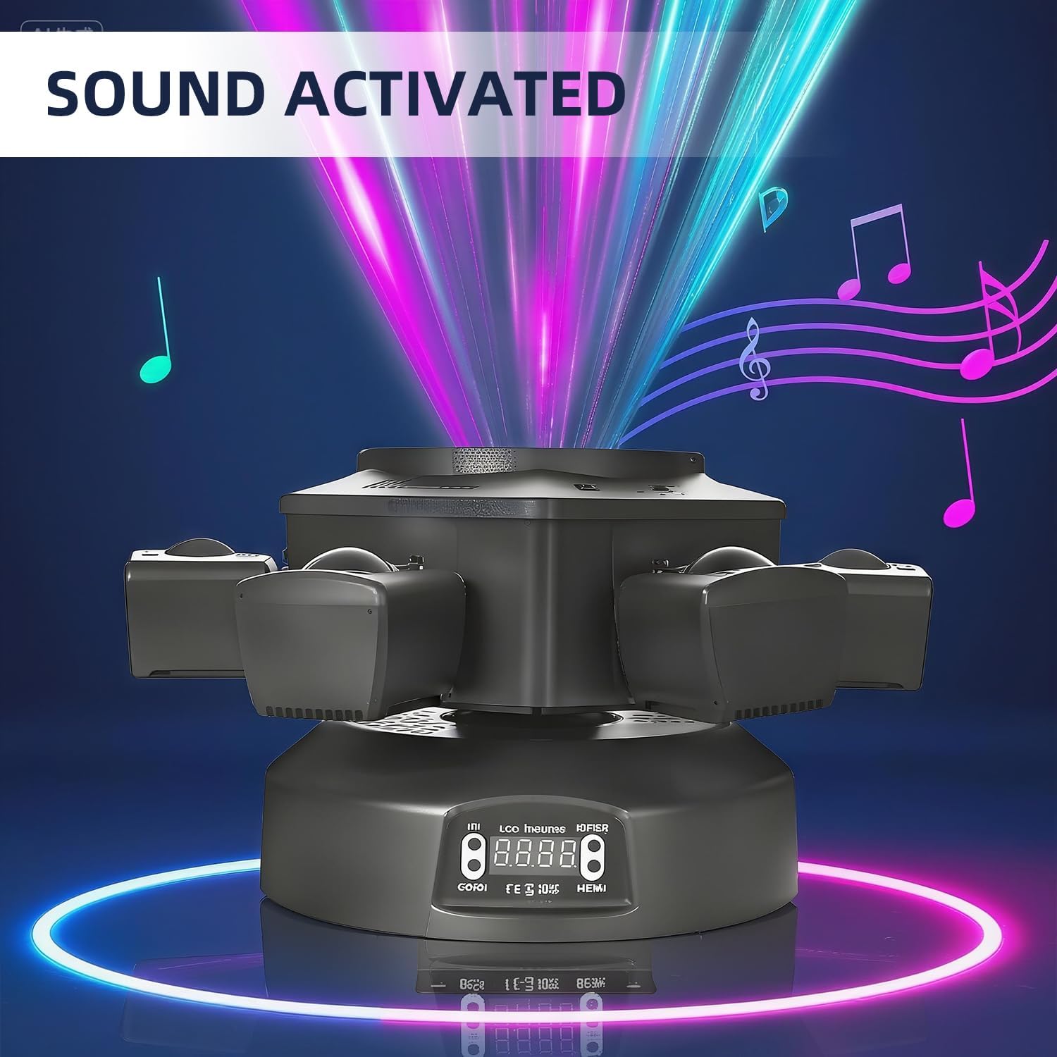 🔥Buy 1 Get 1 Free🔦✨540° Rotating DJ Spotlight