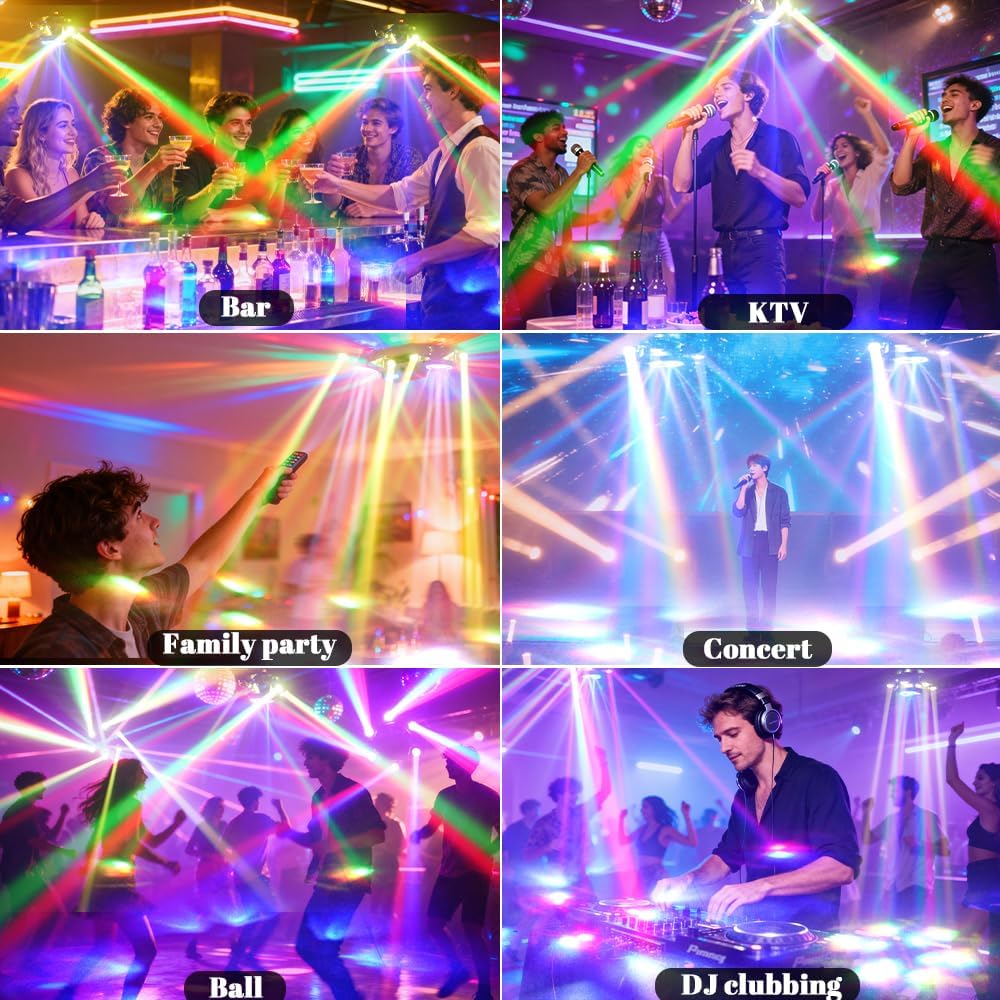 🔥Buy 1 Get 1 Free🔦✨540° Rotating DJ Spotlight