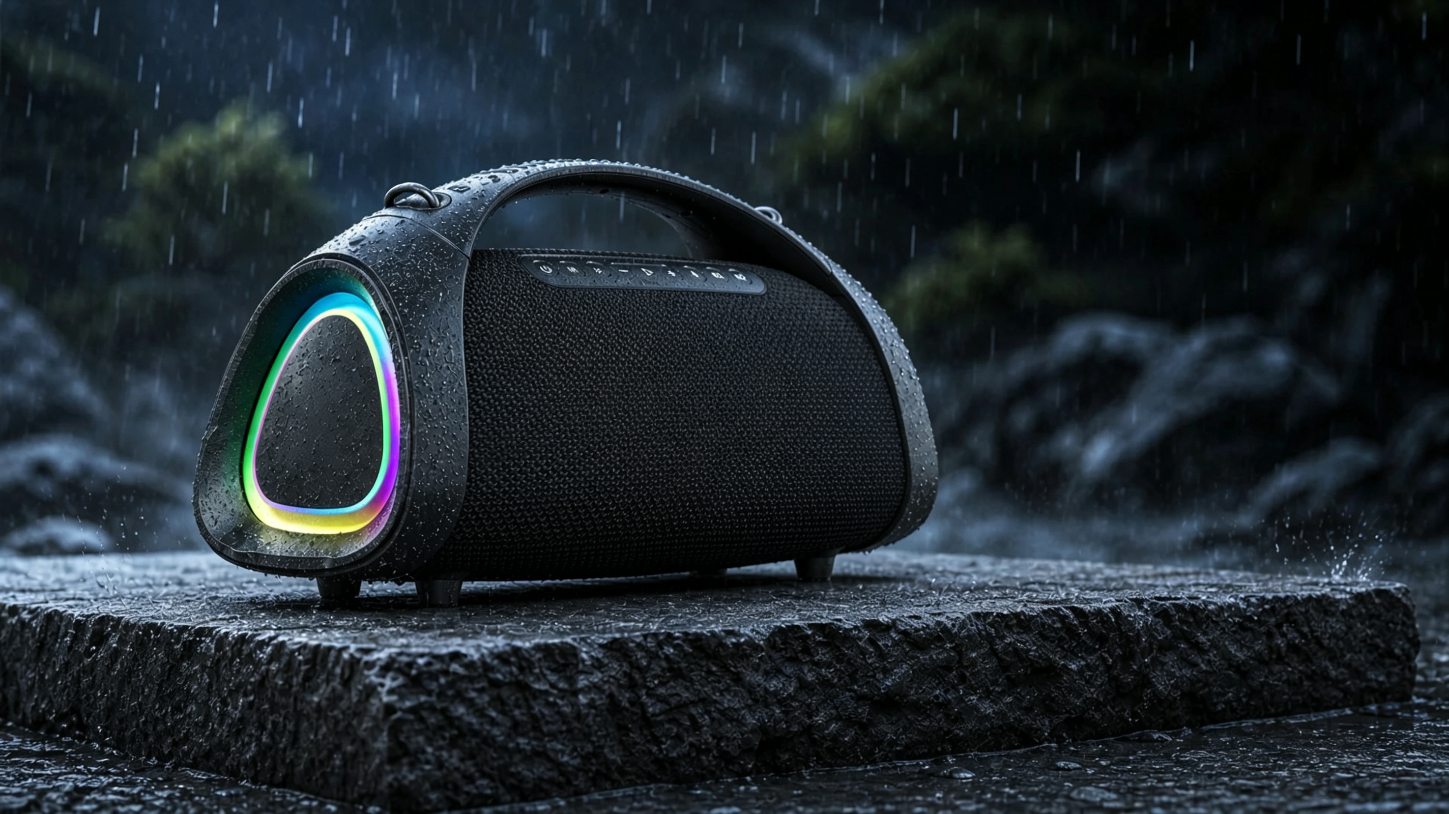 Water resistant portable speaker