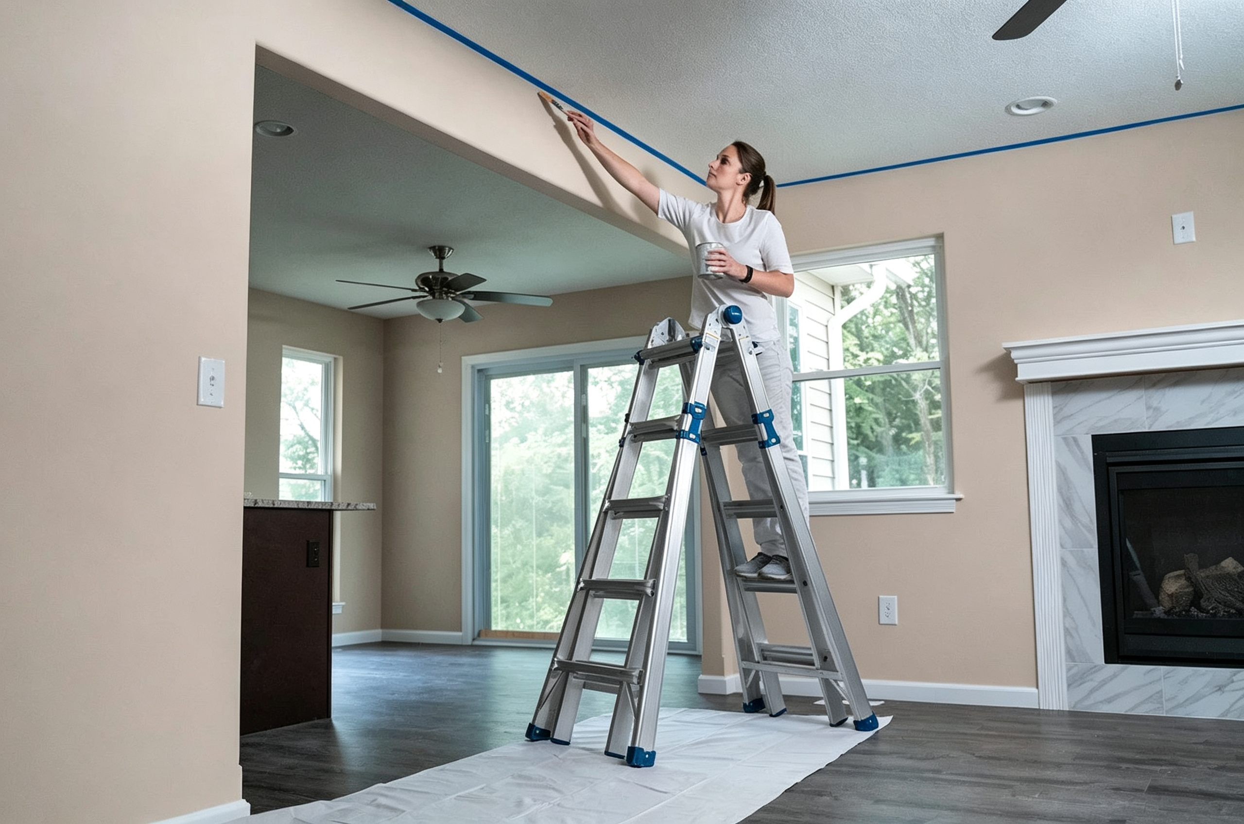 5-in-1 Multi-Position Aluminium Ladder