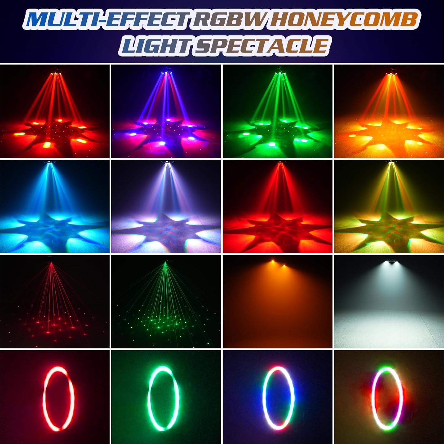 🔥Buy 1 Get 1 Free🔦✨540° Rotating DJ Spotlight