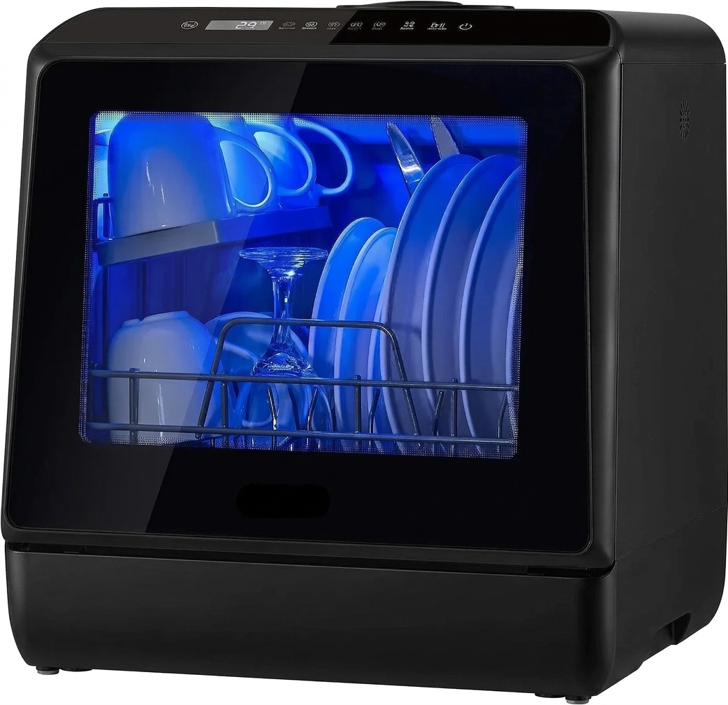 5-in-1 Portable Dishwasher: Wash, Dry, Store & Baby Care Mode
