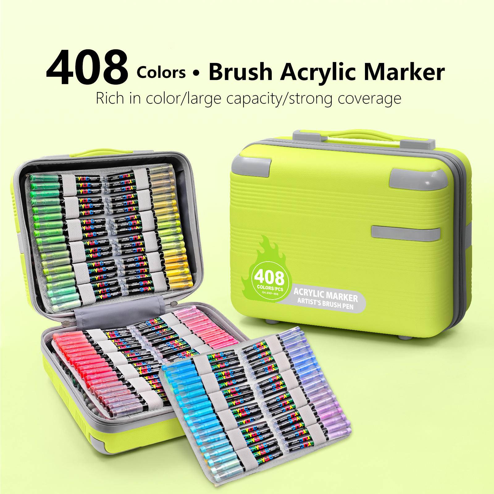 Guangna Brush Markers set 408 NEW