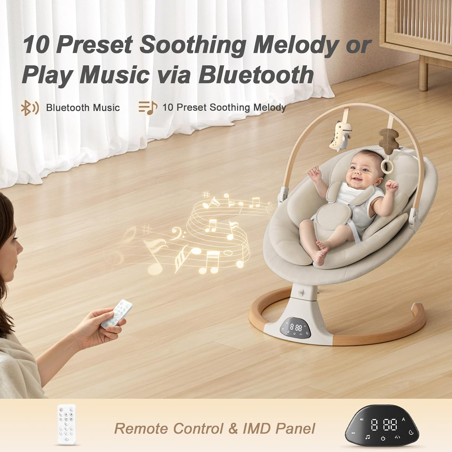 Automatic Baby Swing – Soothing & Comfortable