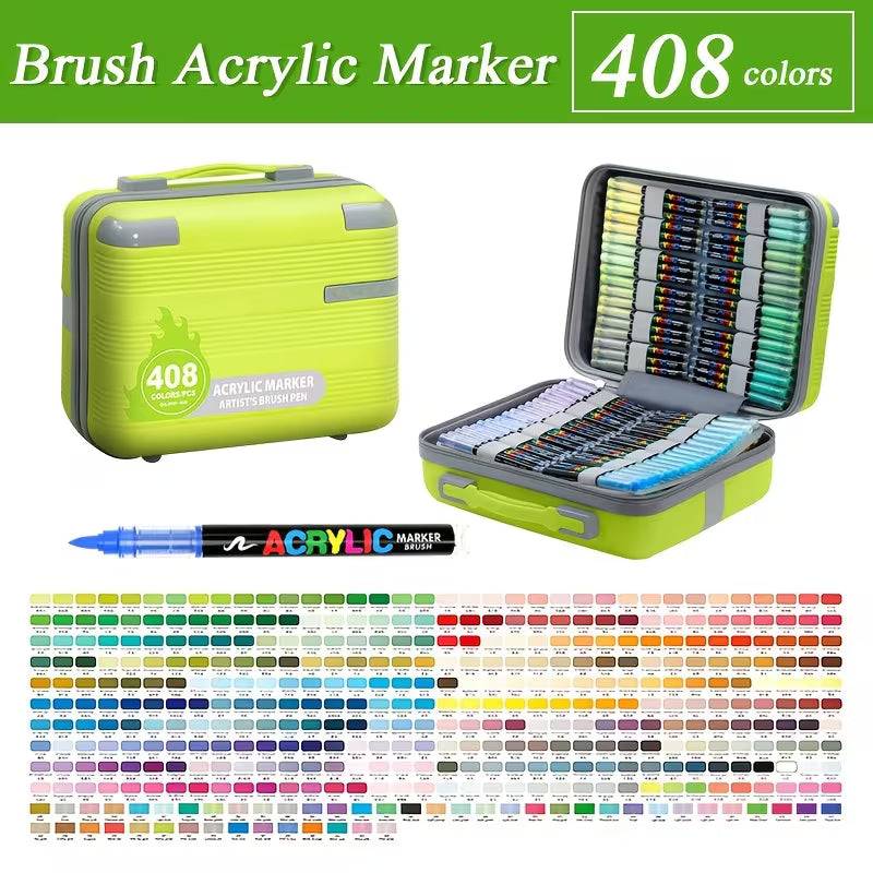 Guangna Brush Markers set 408 NEW