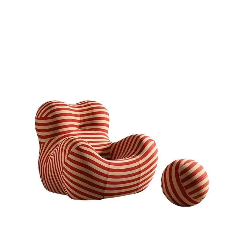 Fabric Creative Cuddle Single Sofa Lazy Couch